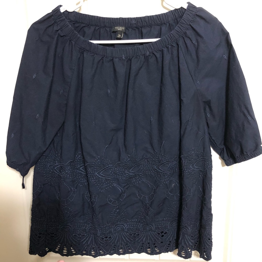 Talbots Off the Shoulder Blouse